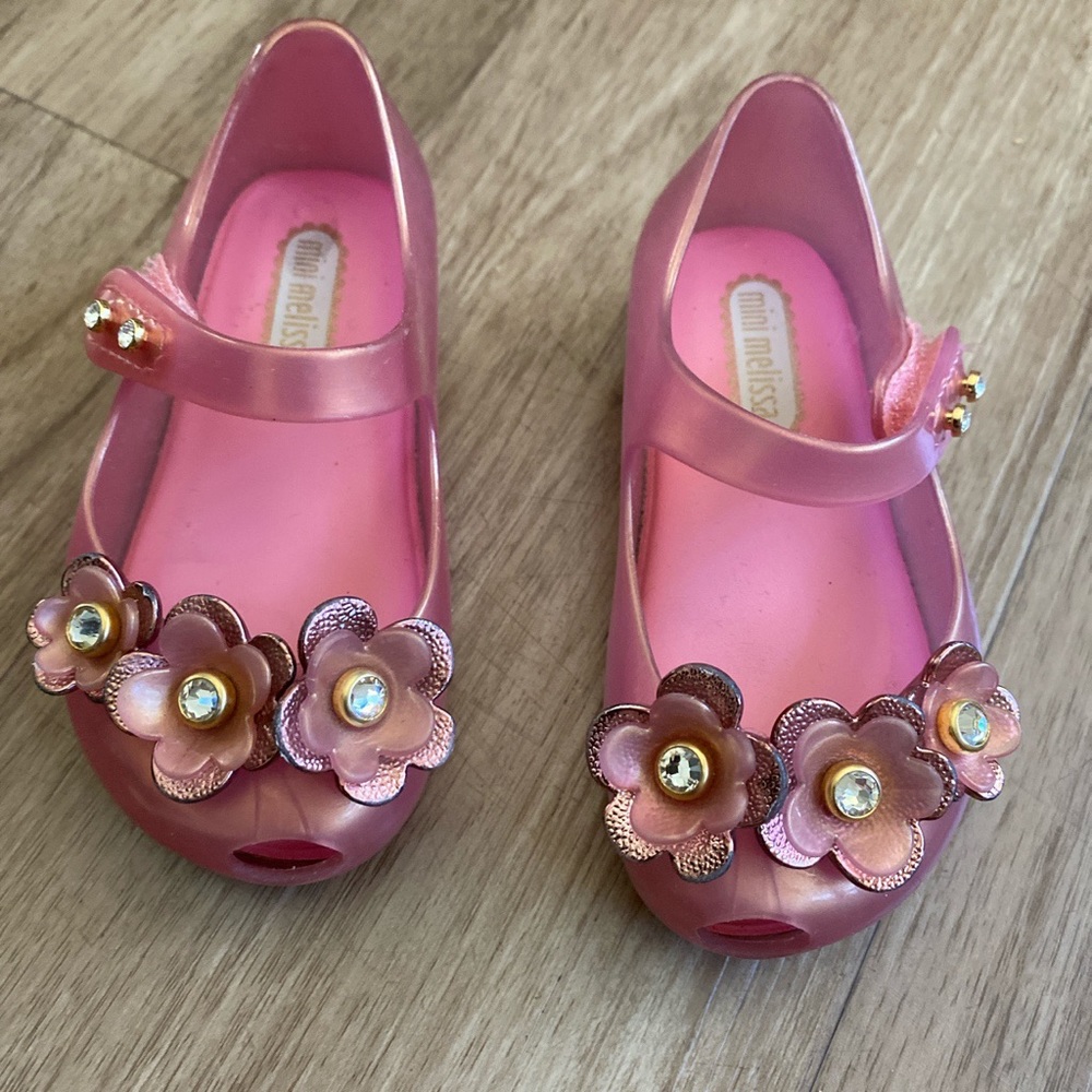 Mini Melissa Mary Janes Pink size 6